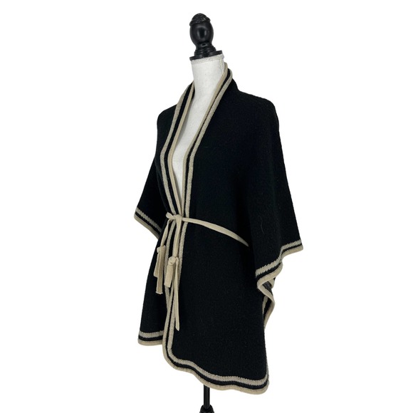 BCBGMaxazria Aztec Poncho Wrap Cardigan - Picture 4 of 11